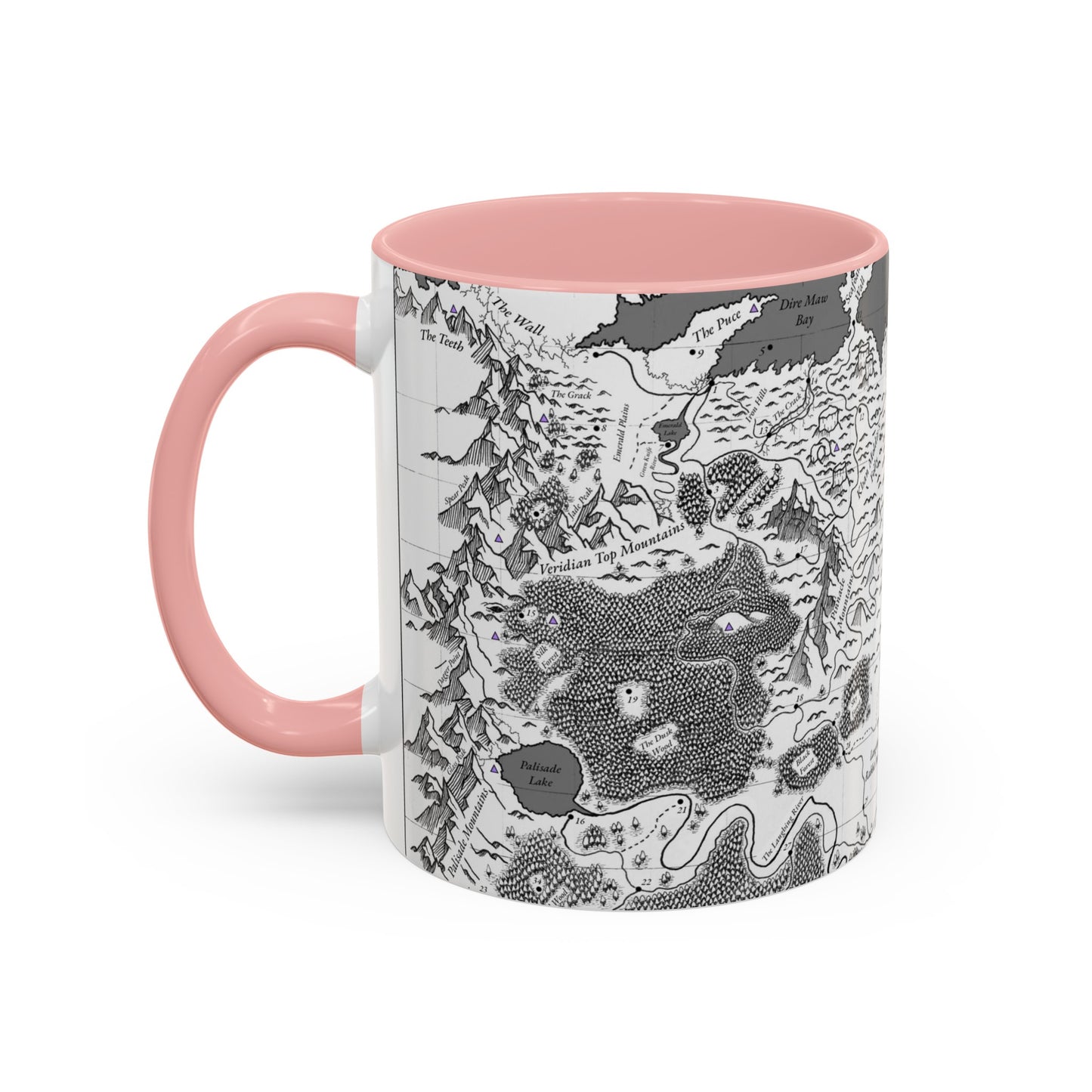 Raevlon Map Coffee Mug, 11oz
