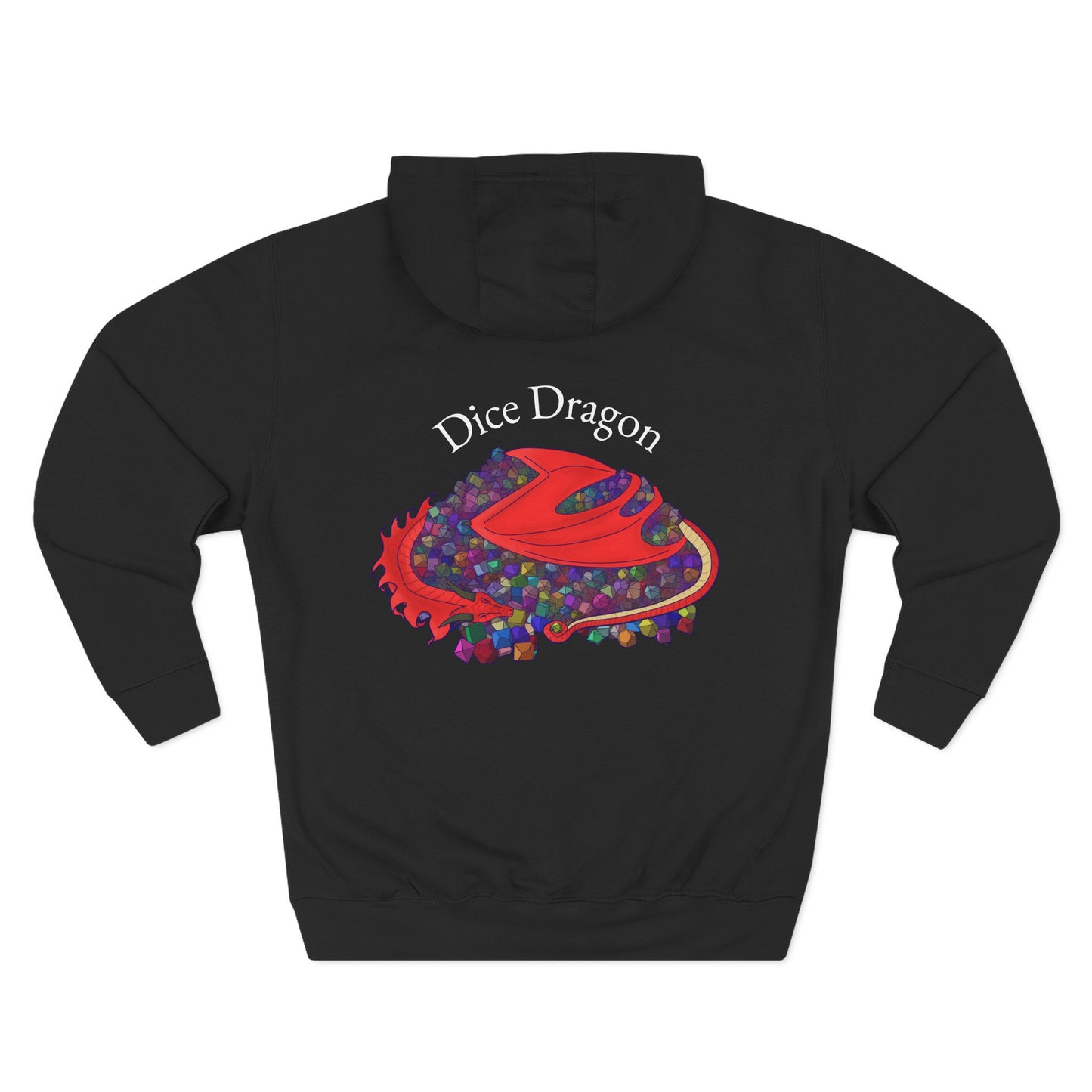 Red Dice Dragon- Unisex Pullover Hoodie