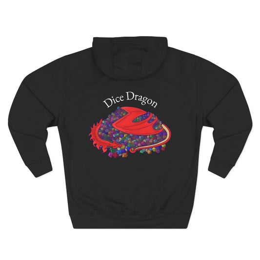 Red Dice Dragon- Unisex Pullover Hoodie