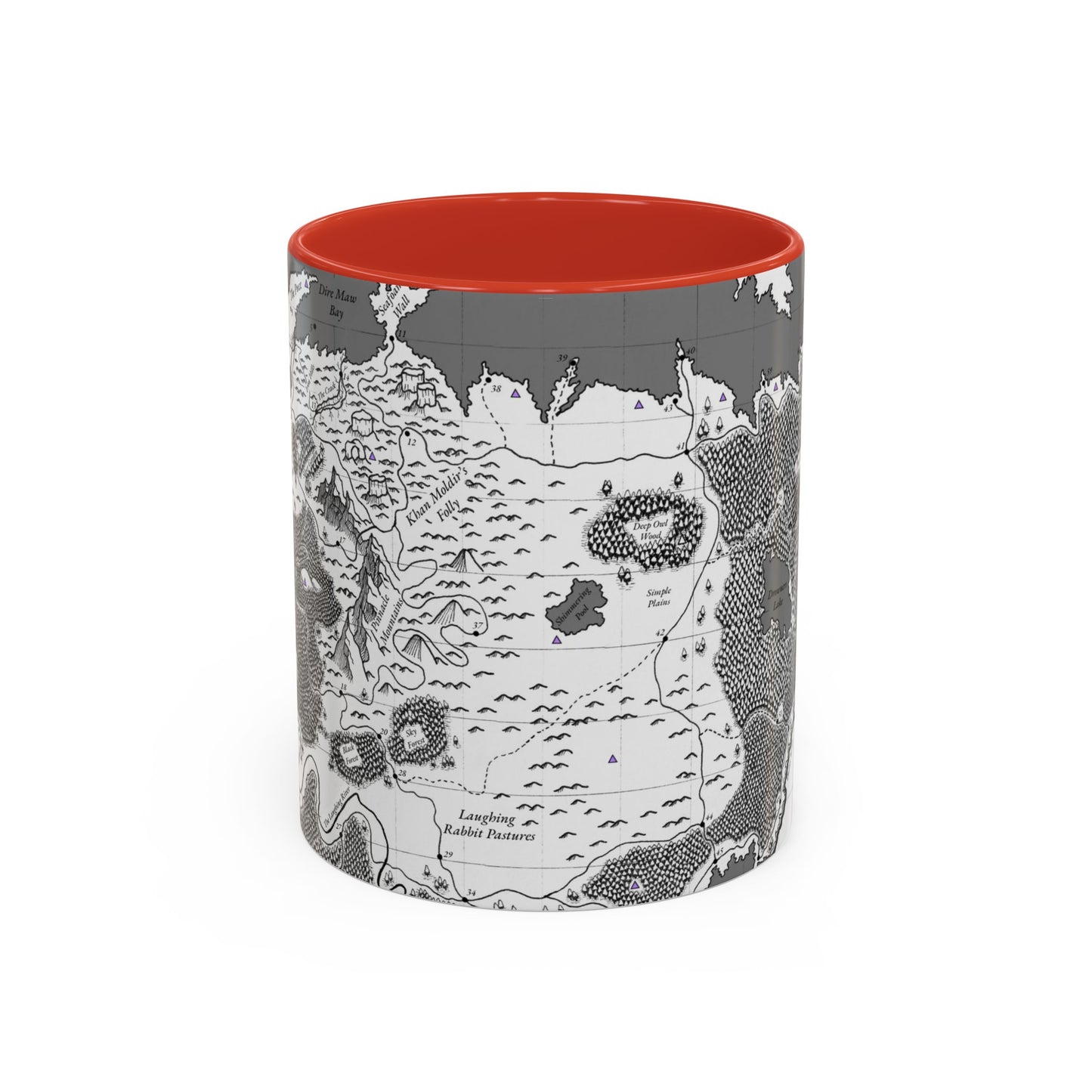 Raevlon Map Coffee Mug, 11oz