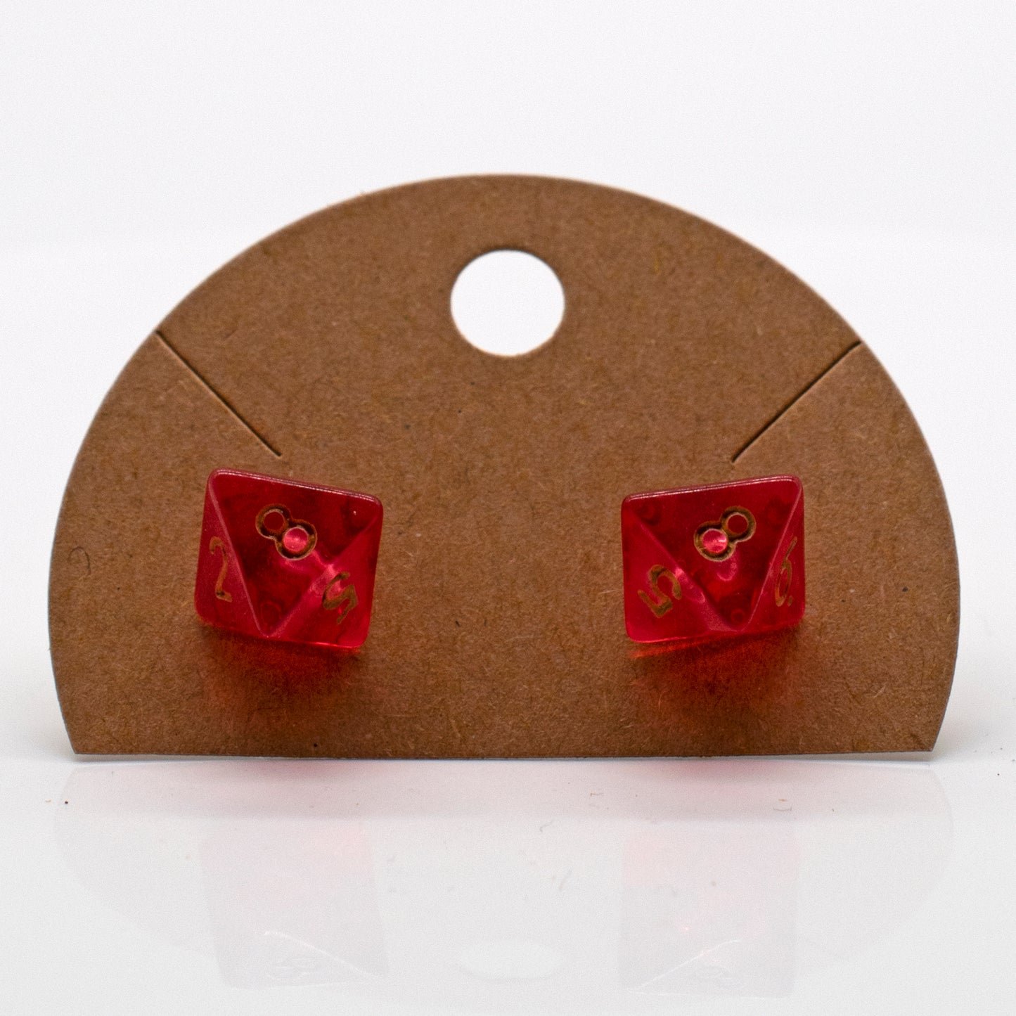 Halfling d8 Dice Stud Earrings