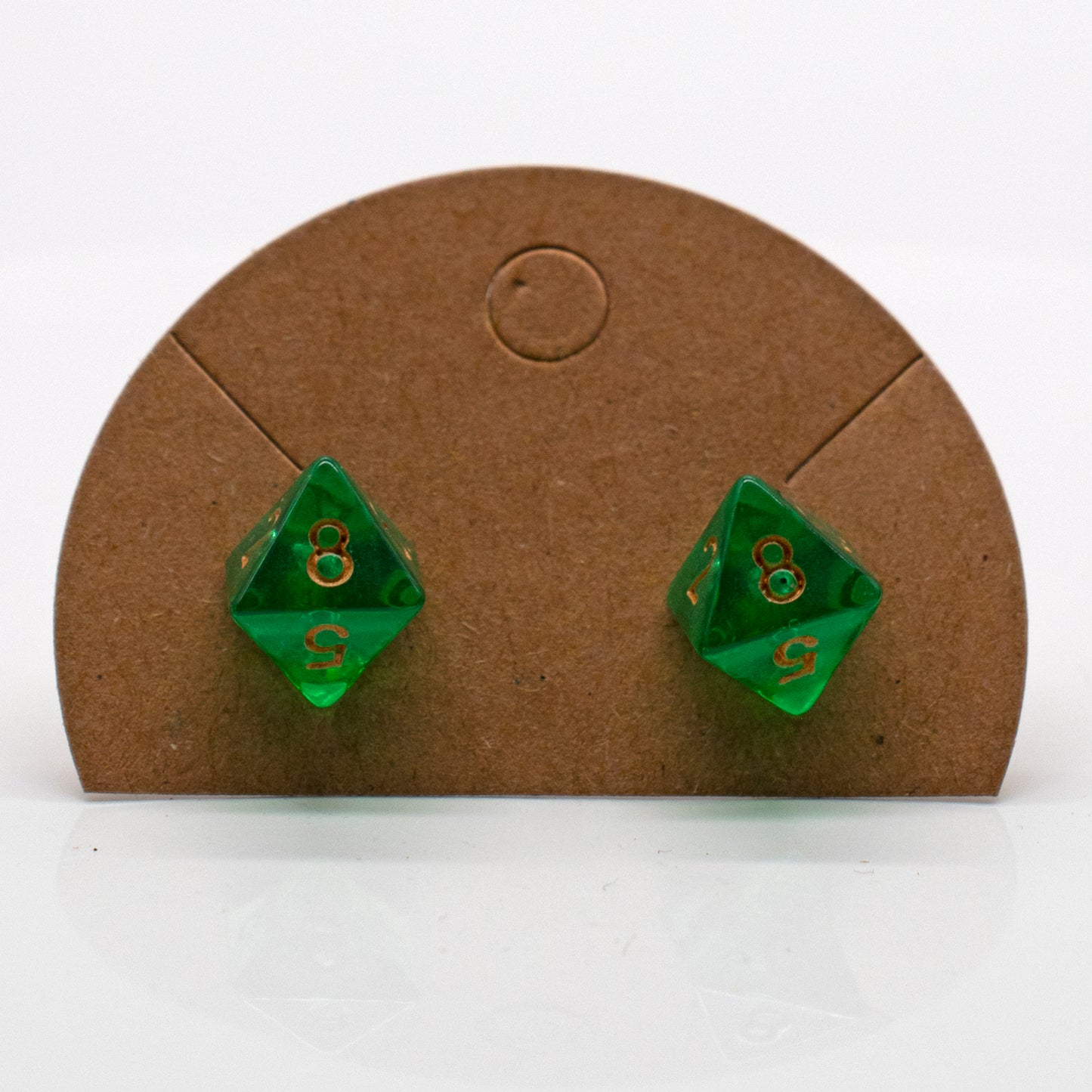 Halfling d8 Dice Stud Earrings