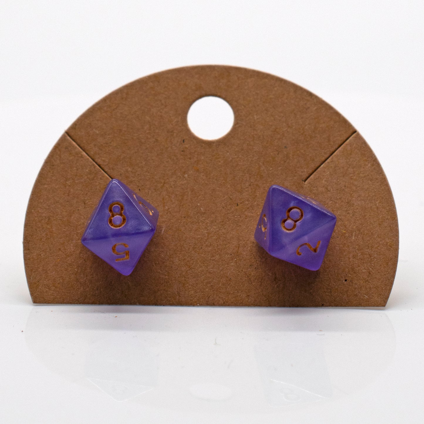 Halfling d8 Dice Stud Earrings