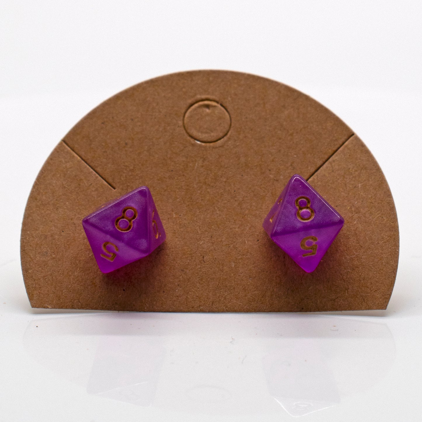 Halfling d8 Dice Stud Earrings