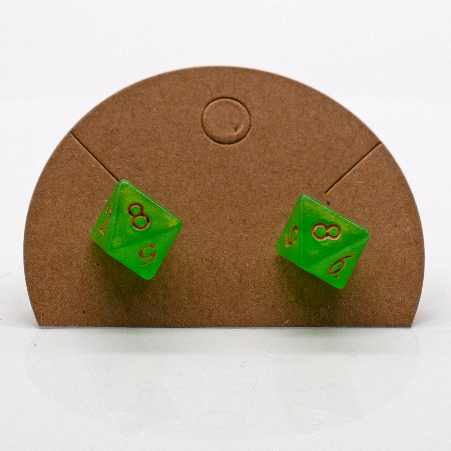 Halfling d8 Dice Stud Earrings