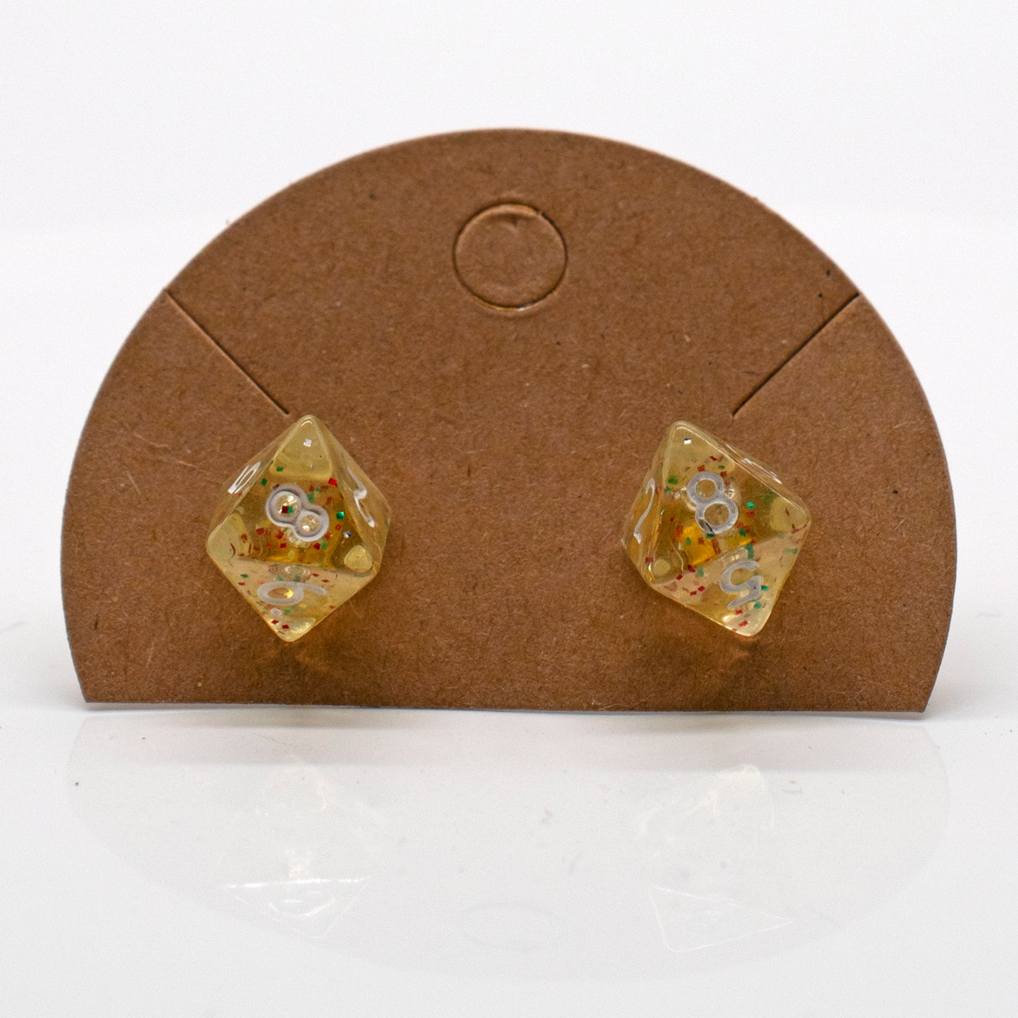 Halfling d8 Dice Stud Earrings