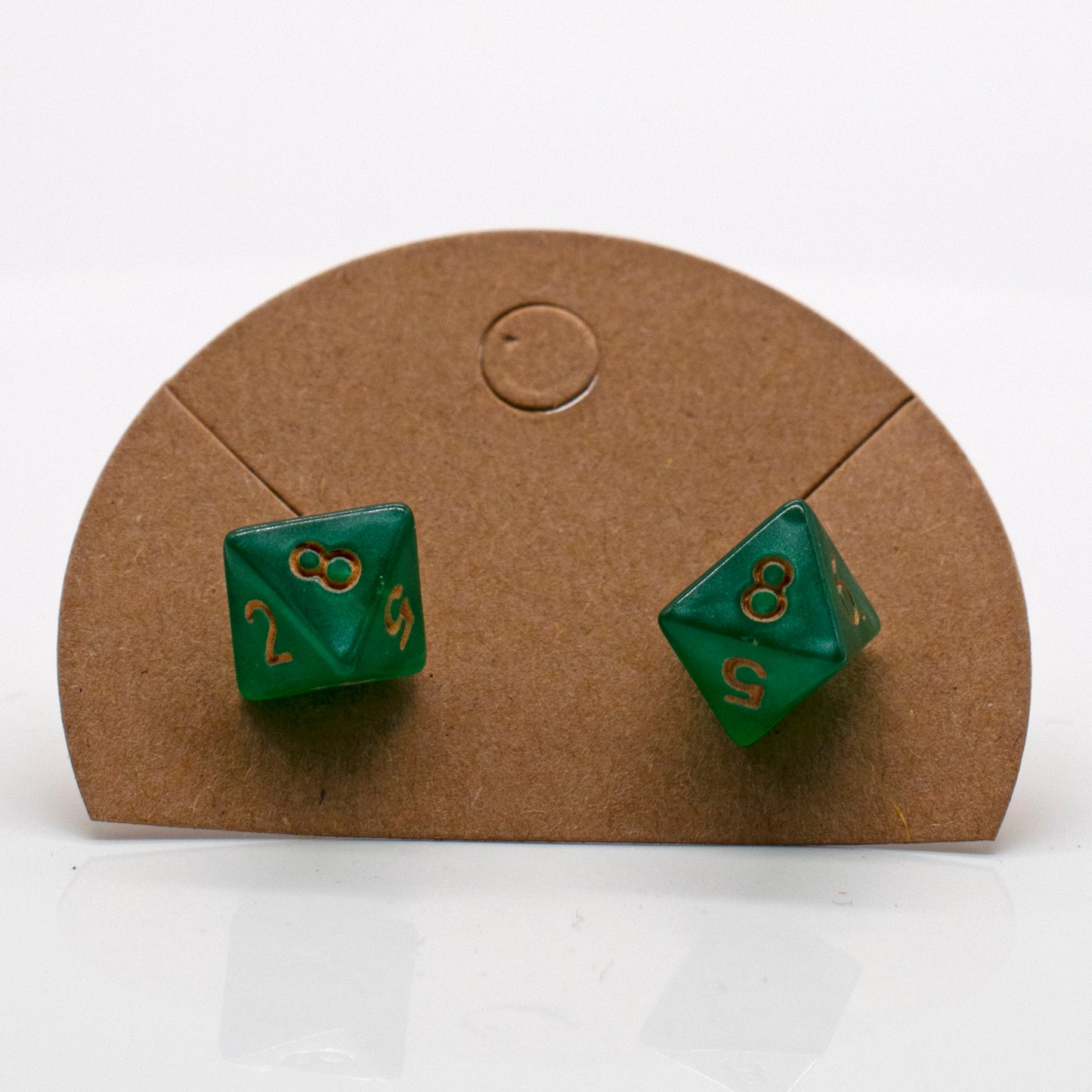 Halfling d8 Dice Stud Earrings