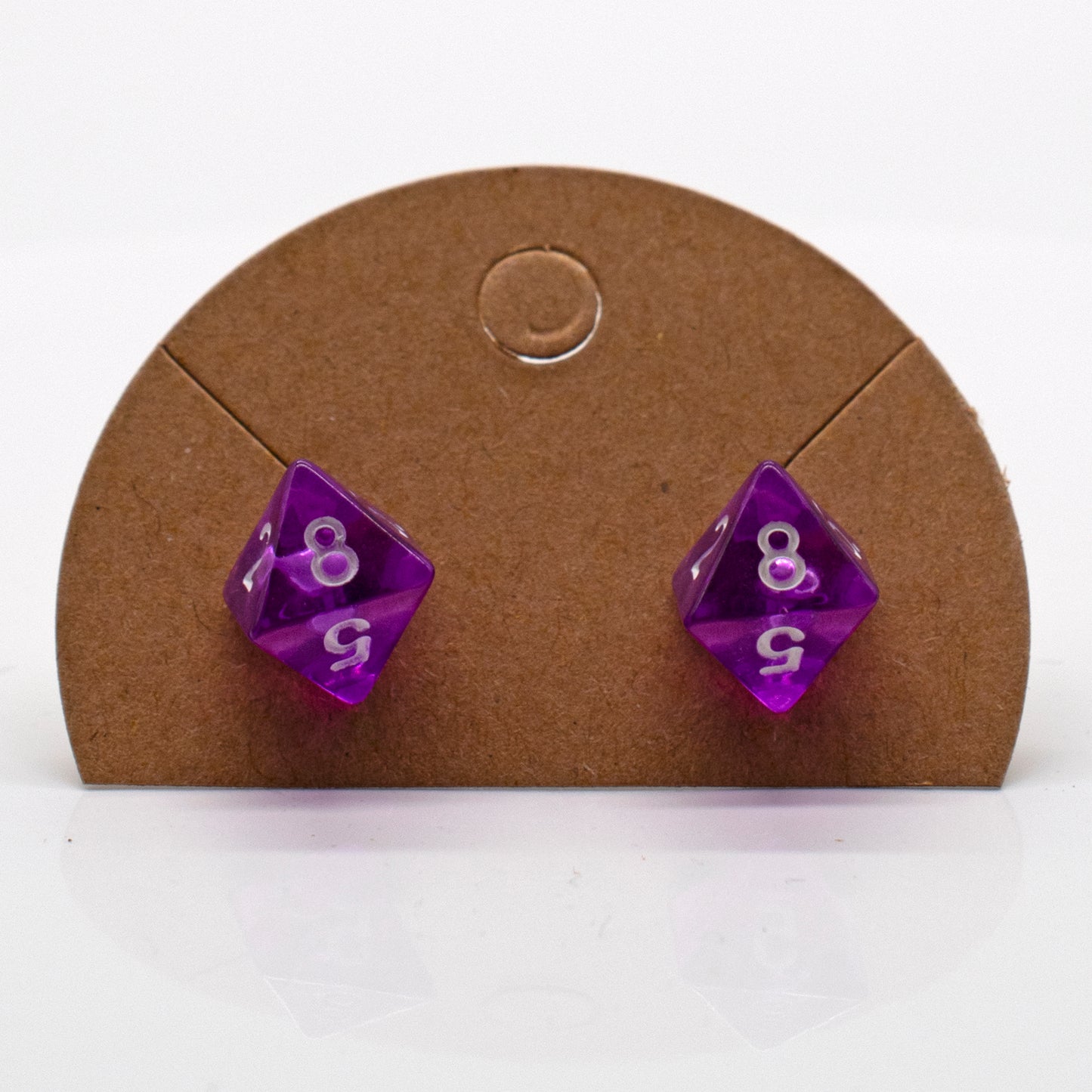 Halfling d8 Dice Stud Earrings