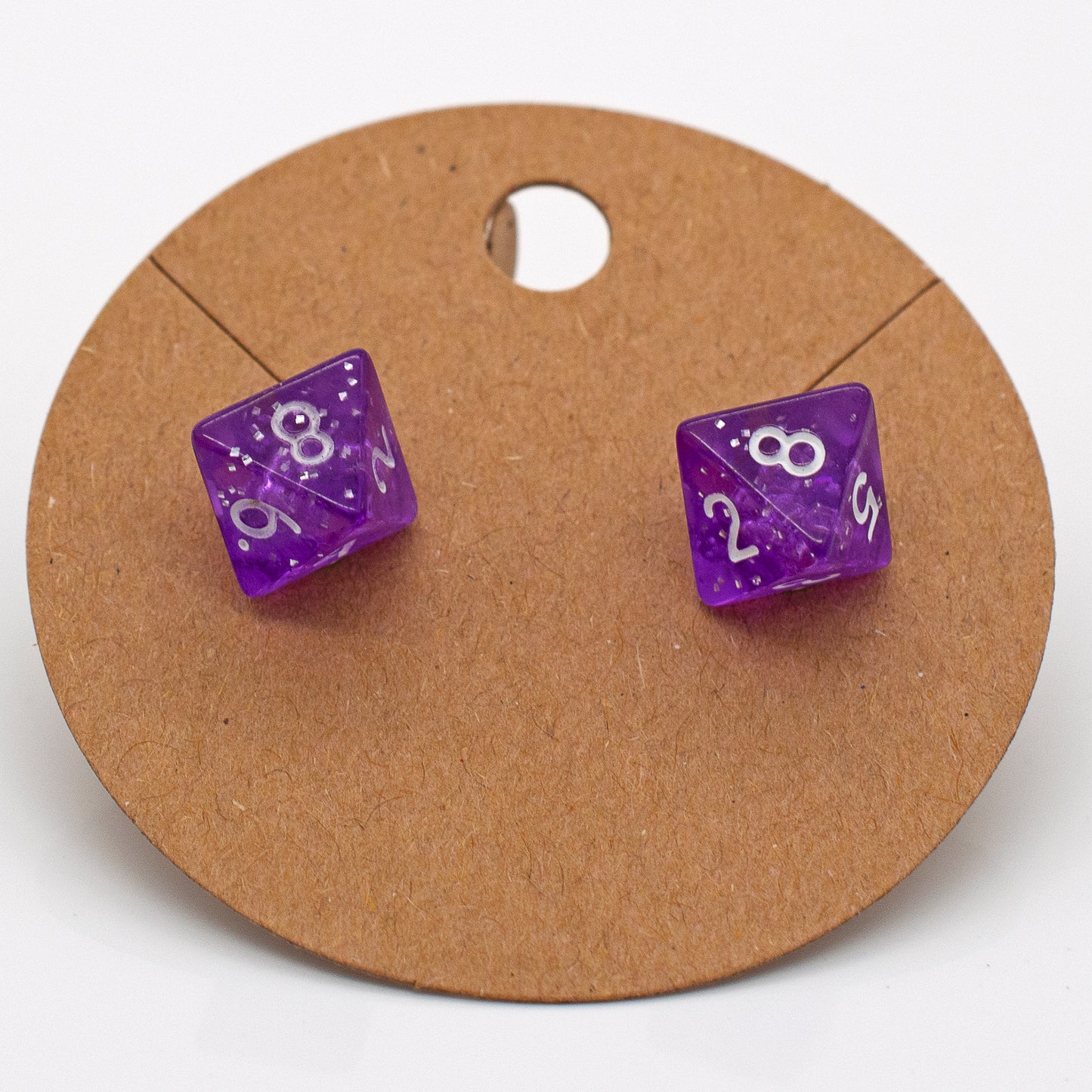 Halfling d8 Dice Stud Earrings