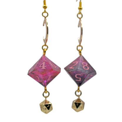 Artisan Dice Dangle Earrings