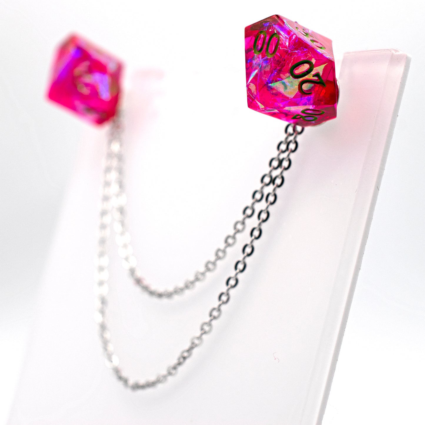 Mystery Dice Collar Pins