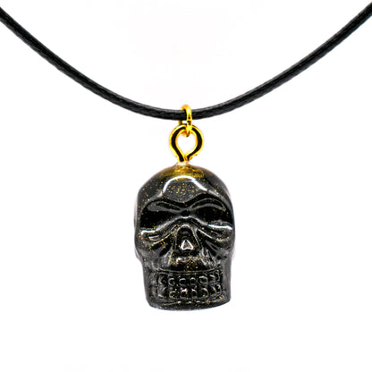 Night Sky Skull Necklace