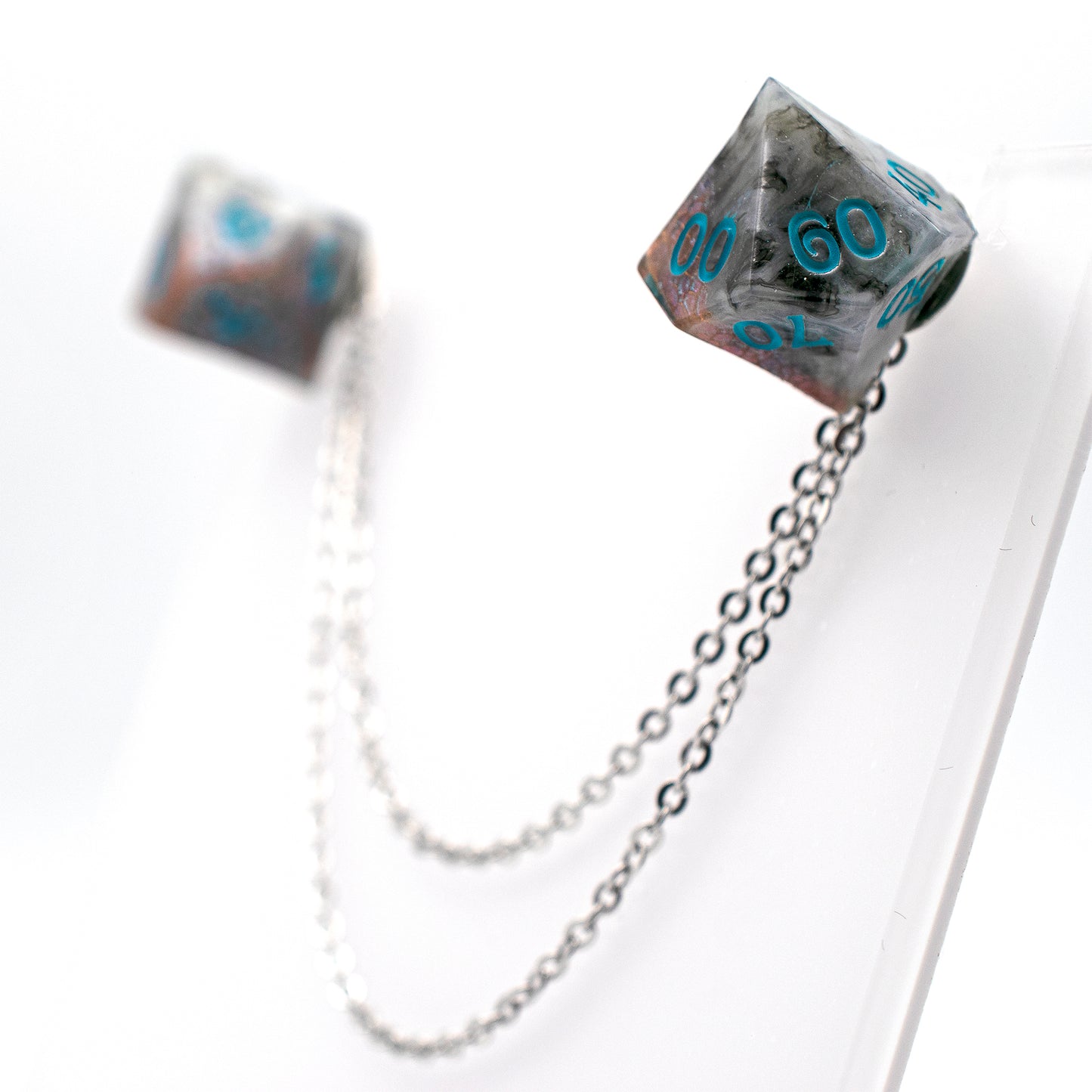 Mystery Dice Collar Pins