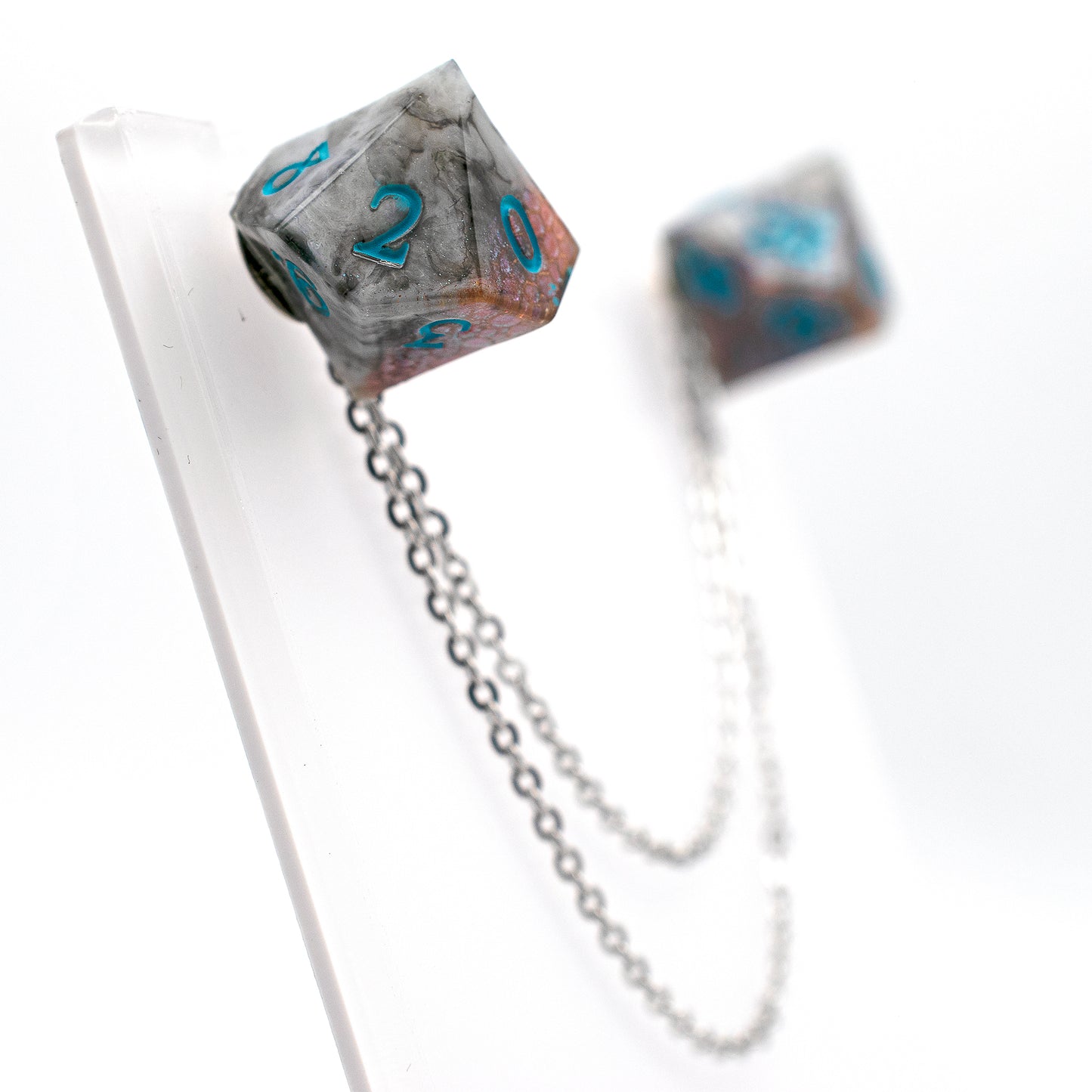 Mystery Dice Collar Pins