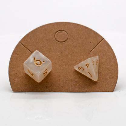 Halfling Mystery Dice Stud Earrings