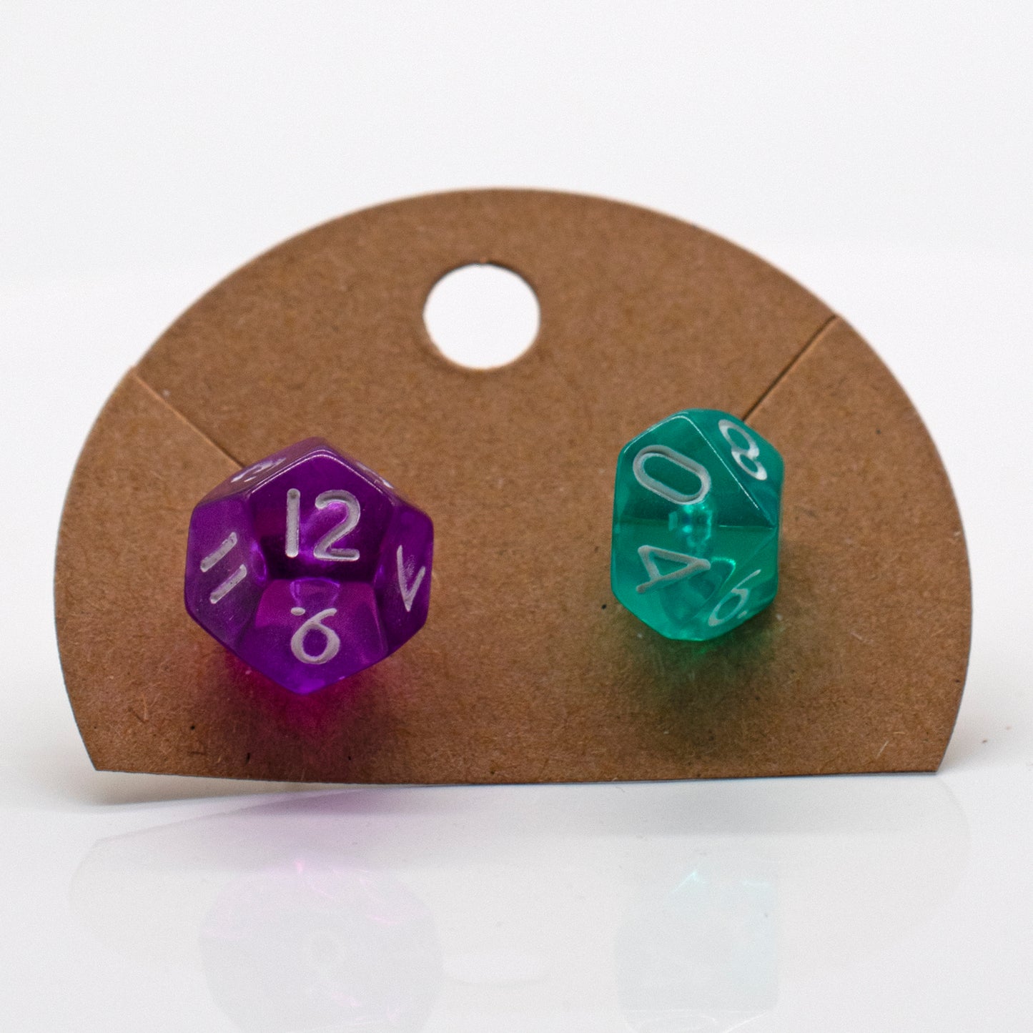 Halfling Mystery Dice Stud Earrings