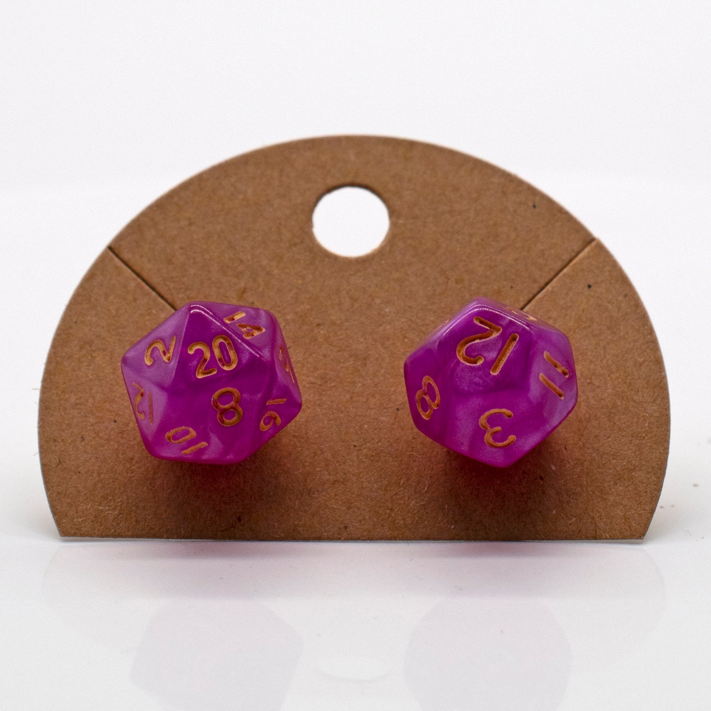 Halfling Mystery Dice Stud Earrings