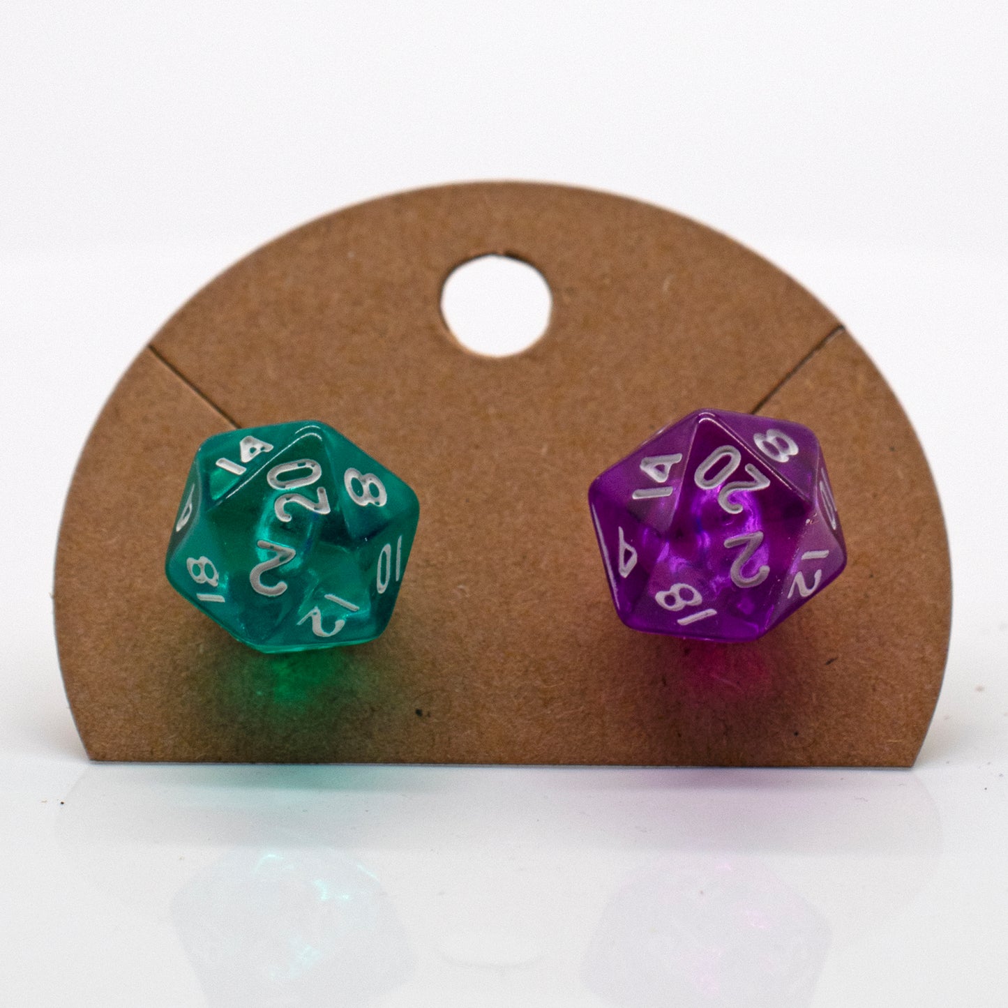 Halfling Mystery Dice Stud Earrings