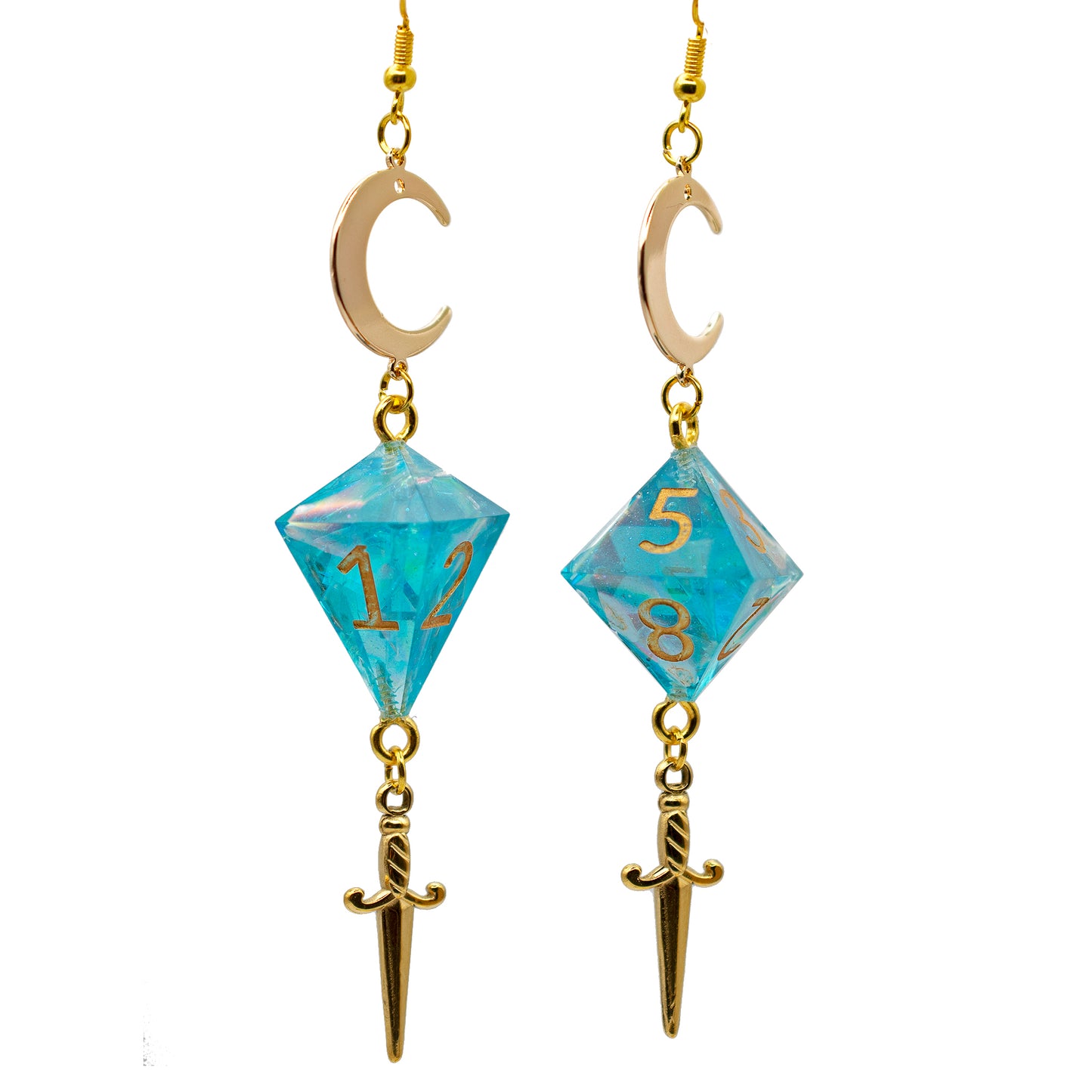 Artisan Dice Dangle Earrings