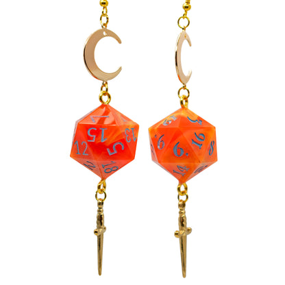Artisan Dice Dangle Earrings