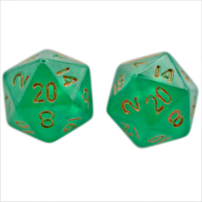 Halfling d20 Dice Stud Earrings