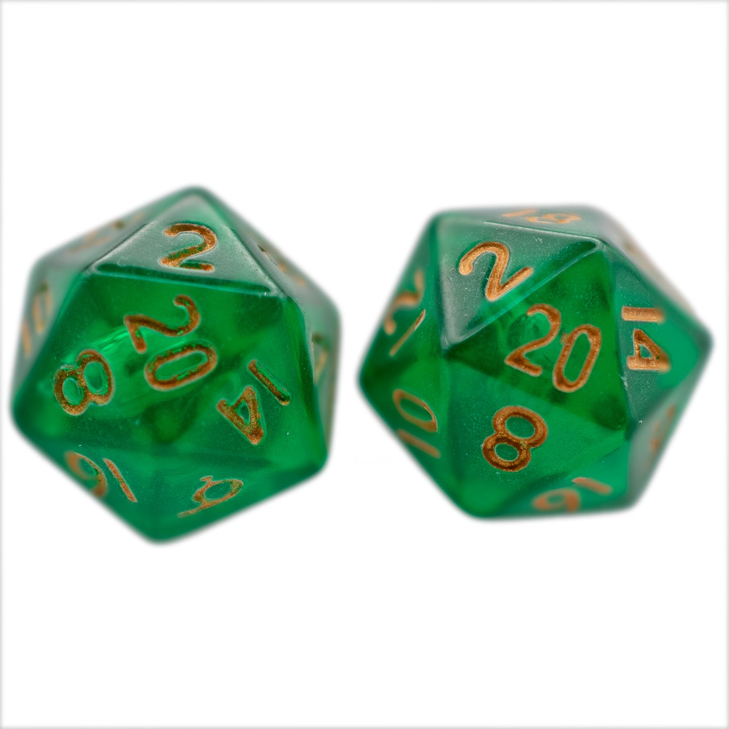 Halfling d20 Dice Stud Earrings