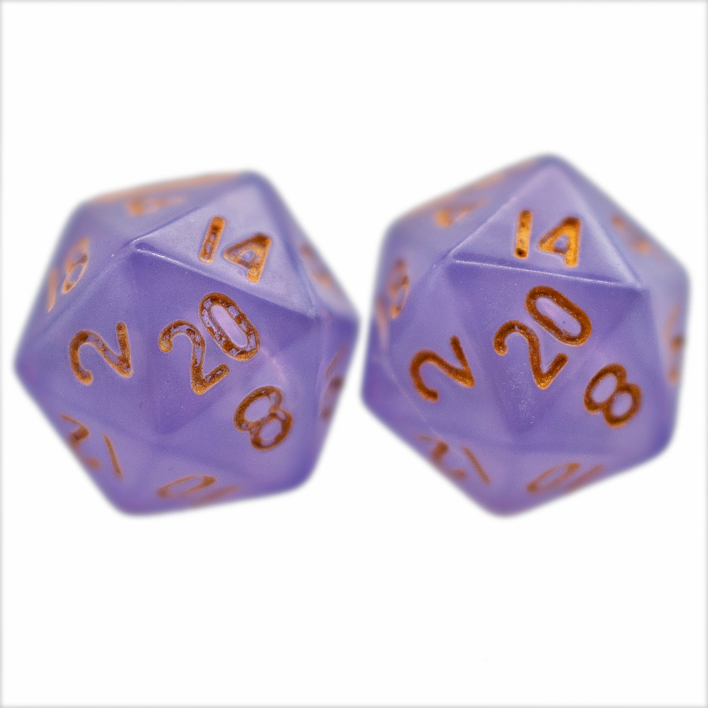 Halfling d20 Dice Stud Earrings