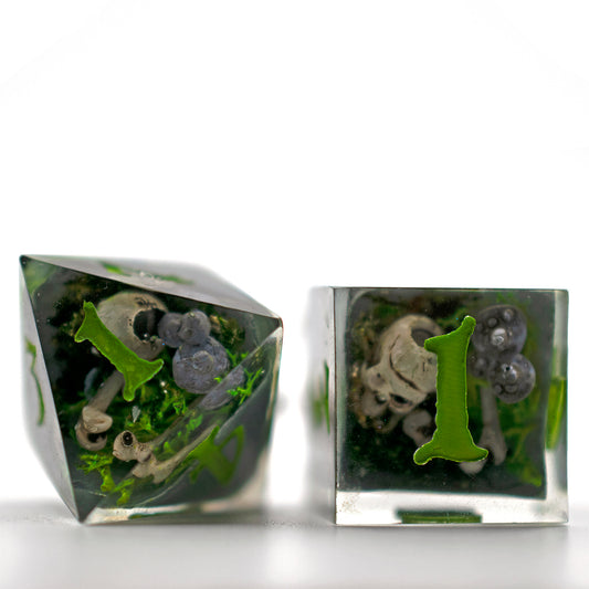 Necromancer Dice Cufflinks