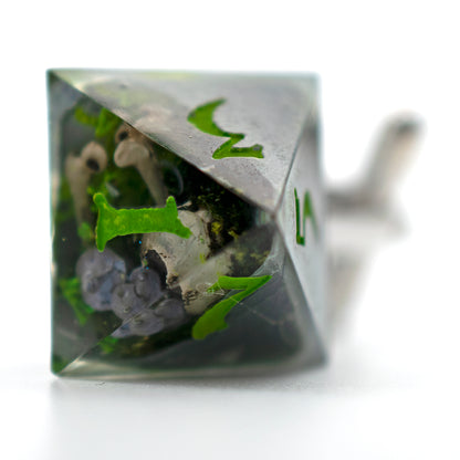 Necromancer Dice Cufflinks