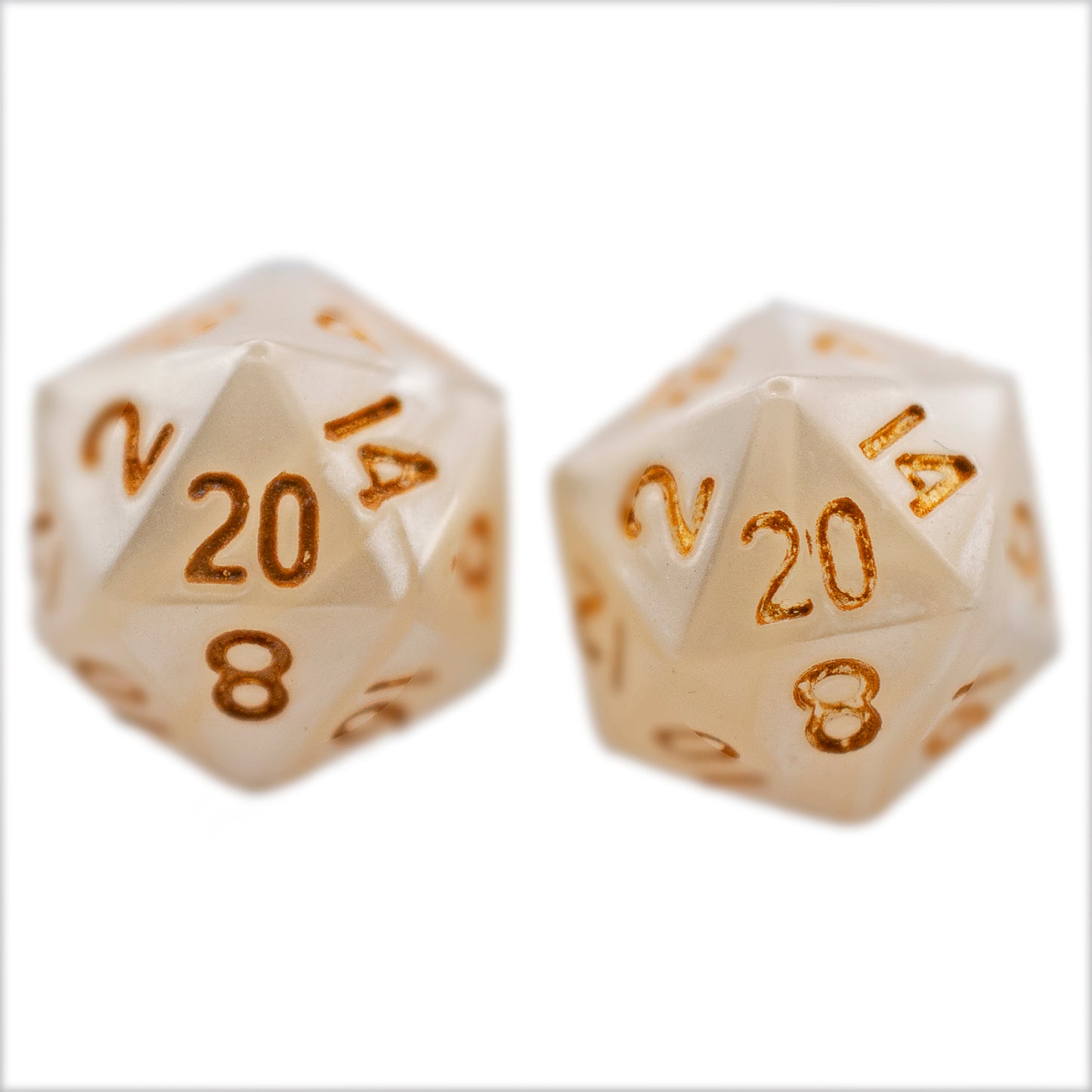 Halfling d20 Dice Stud Earrings