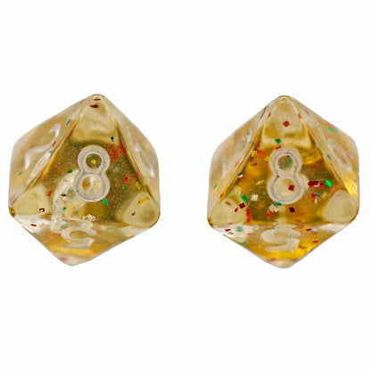 Halfling d8 Dice Stud Earrings