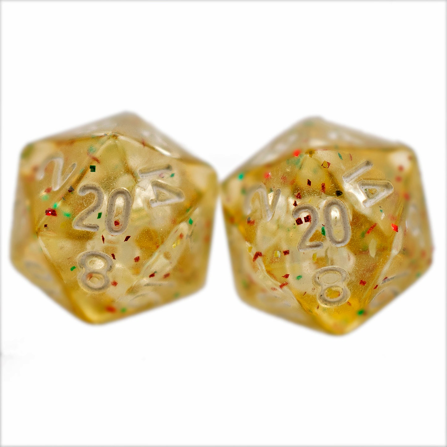 Halfling d20 Dice Stud Earrings