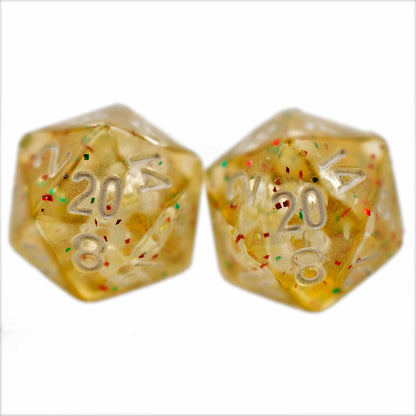 Halfling d20 Dice Stud Earrings